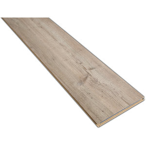 Sol stratifié à clipser aspect chêne blanchi vintage "Carolina" - L. 128,6 x l. 28,2 cm x Ép. 8 mm