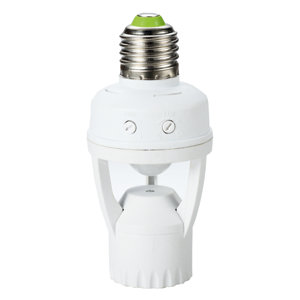 Douille E27 60 W avec détecteur de mouvements pour l'allumage automatique