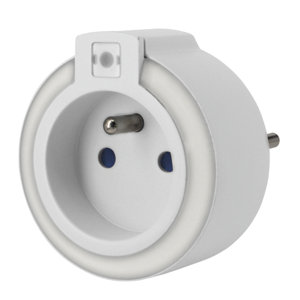 Veilleuse crépusculaire LED 2 pôles + terre