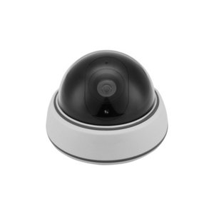 Caméra dome factice en ABS H. 13,5 x L. 13 x l. 9,5 cm