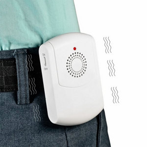 Kit carillon vibrant à piles + bouton sonnette portée à 150 mètres