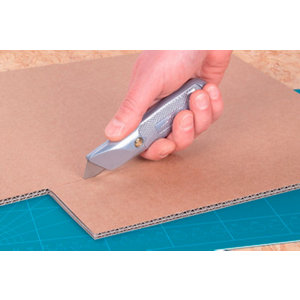 Couteau métal à lame fixe 19 mm