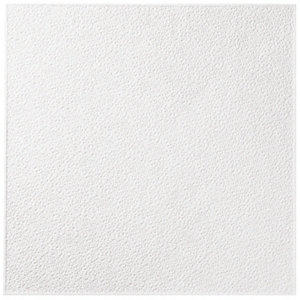 Dalle de plafond en polystyrène expansé cristal, 50x50 cm Ep. 8 mm