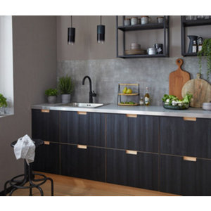 6 dalles murales PVC adhésives gris effet carelage béton "CONCRETE" 30X30 cm