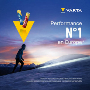 Lot de 8 piles alcalines AAA/LR03 "LongLife Power"