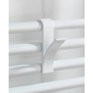 Set de 2 crochets sèche serviette - P. 7 cm x H. 9,5 cm