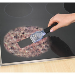 Grattoir plaque vitrocéramique expert - Noir