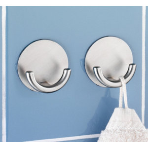 Patère adhésive "Rondo" chrome