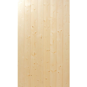 Lambris bois d'épicéa du nord SDN A/B, pour menuiserie d'intérieur, L. 2,05 m l. 11, 5 cm Ép. 9 mm