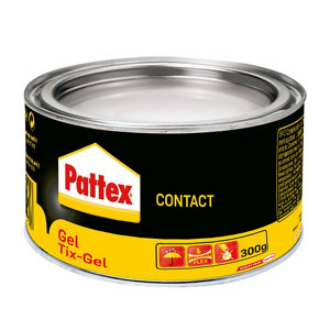 Colle contact type néoprène, formule gel tous matériaux, boite 300 g