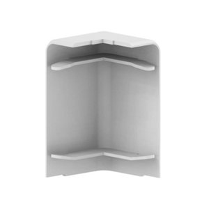 Lot de 2 angles extérieurs blanc - 20 x 70 mm