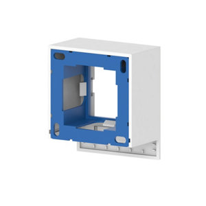 Adaptateur d'appareillage blanc 45x45 pour goulotte "Mosaic" - 40x60 mm