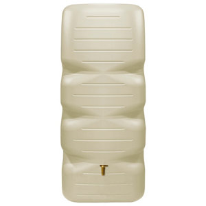 Récupérateur d'eau Cubus 340 L sable avec robinet PE