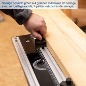 Établi pliant mobile surface aluminium et hauteur réglable 77-107 cm