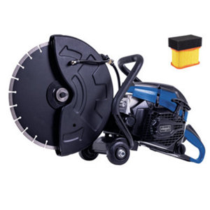 Tronçonneuse à béton thermique 2 en 1 - 65 CM³ , moteur 2 temps