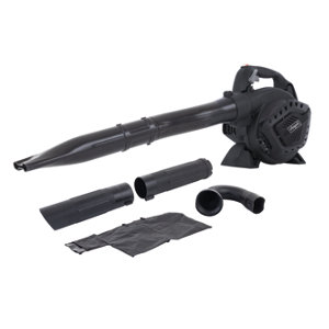 Aspirateur souffleur broyeur thermique 26 cm³ noir