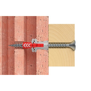 Chevilles à expansion DuoPower Ø6x30 - 100 pièces en nylon pour tous matériaux