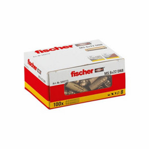 Boite de 100 chevilles laiton MS 6x22