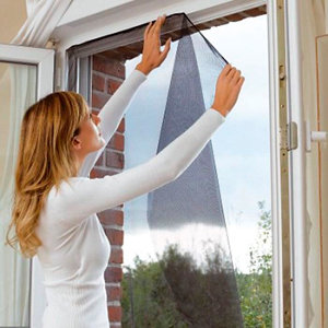 Moustiquaire fenêtre - L. 130 X H. 150 CM