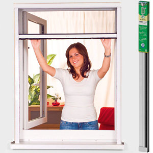 Moustiquaire rouleau blanc pour portes - L. 150 x H. 220 cm