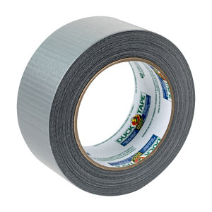Lot de 2 rouleaux de ruban adhésif toile gris - 50mm X 25m
