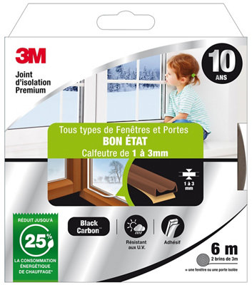 Joint adhésif porte et fenêtre bon état 3M Premium 1 à 3 mm .6 - vue 5