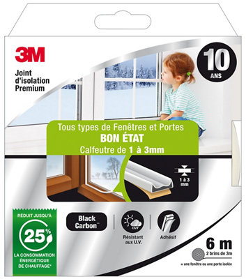 Joint adhésif porte et fenêtre bon état 3M Premium 1 à 3 mm .6 - vue 6