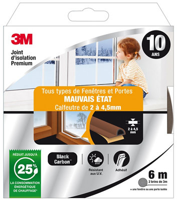 Joint adhésif porte et fenêtre mauvais état 3M Premium 2 à 4 5 mm .6 - vue 6