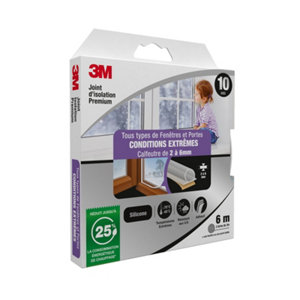 Joint d'étanchéité premium conditions extrêmes - transparent- 6 m 9 x 7,5 mm