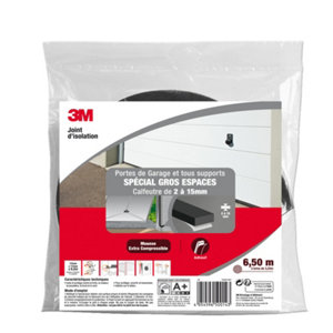 Joint en mousse adhésif gros espaces - l. 1,7cm x l. 600cm