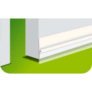 Bas de porte en pvc sols lisses blanc 0,93m