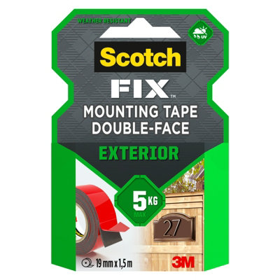 Double face extérieur 3M 19 mm x 1.5 5 kg - vue 2