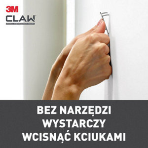 2 crochets griffe plaque de plâtre - charge maxi : 11 kg