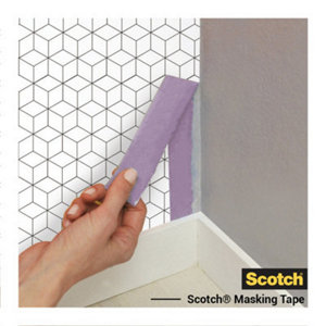 Ruban de masquage SCOTCH surfaces délicates violet - l.24mm x L.41m
