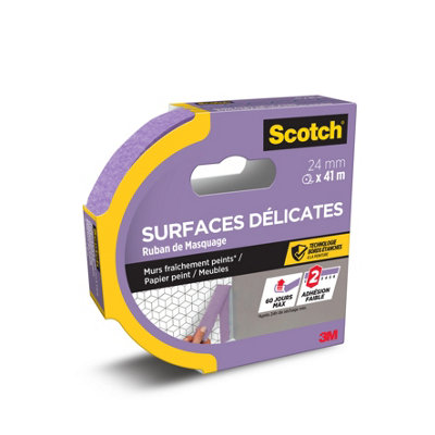 Ruban de Masquage premium pour Surfaces Délicates Scotch® 2080 24 mm x 41 - vue 4