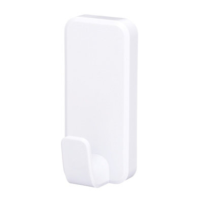 Crochet En Plastique Blanc Grand Modèle - Charge Maxi : 4,5 Kg