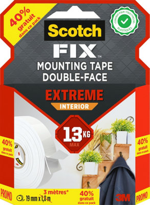 Double face Scotch extreme intérieur 19mm 3m 13kg - vue 1