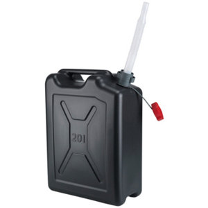 Jerrycan en plastique carburant avec bec flexible - 20 L