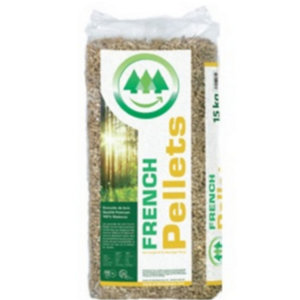 Granulés de bois pour poêle ou chaudière - Sac de 15 kg