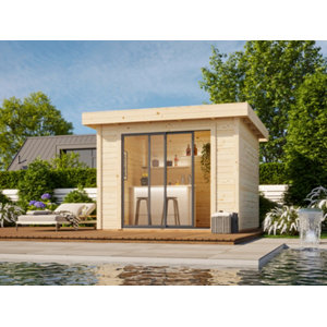 Studio de jardin en volige sapin blanc du nord "Lydia" 8.0m²