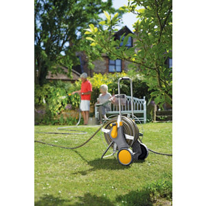 Chariot dévidoir équipé - tuyau L. 40 m