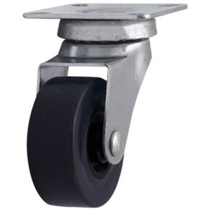 Roulette pivotante TPR gris - Ø 4 cm - 18 kg