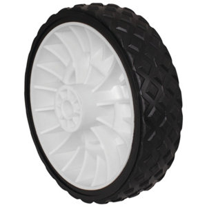 Roulette centrale PVC noir - Ø 15 cm - 35 kg