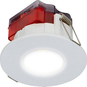 Lot de 5 spots LED encastrables 550 lm blanc froid 4000 K diamètre 90 mm IP65
