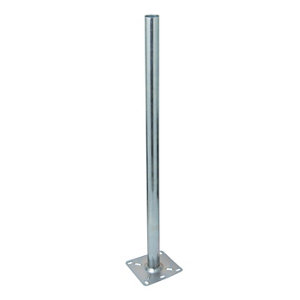 Pied de terrasse galvanisé 1 m Ø 50 mm