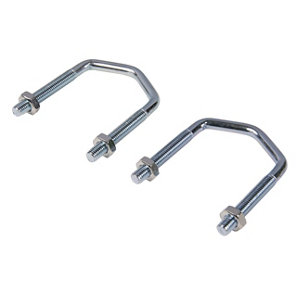 Lot de 2 brides de fixation - Ø 8 mm