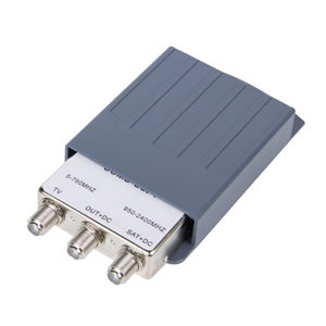 Coupleur TV/ satellite 2 entrées - 1 sortie