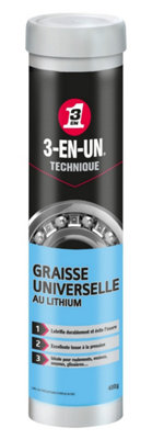 3-en-un Technique Cartouche Graisse Universelle Au Lithium 400 G