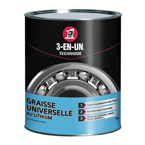 3-en-un technique graisse universelle au lithium 1kg