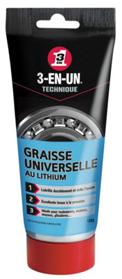 3-en-un Technique Graisse Universelle Au Lithium 150 G
